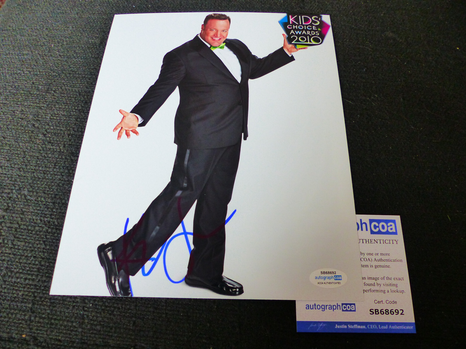 KEVIN JAMES signed autograph 8×10 Photo InPerson ACOA COA