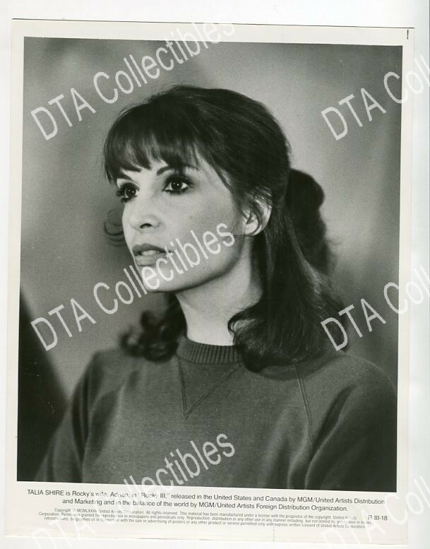 ROCKY III-8X10-PROMO STILL-TALIA SHIRE-SPORT-ACTION-DRAMA-1966 VG/FN