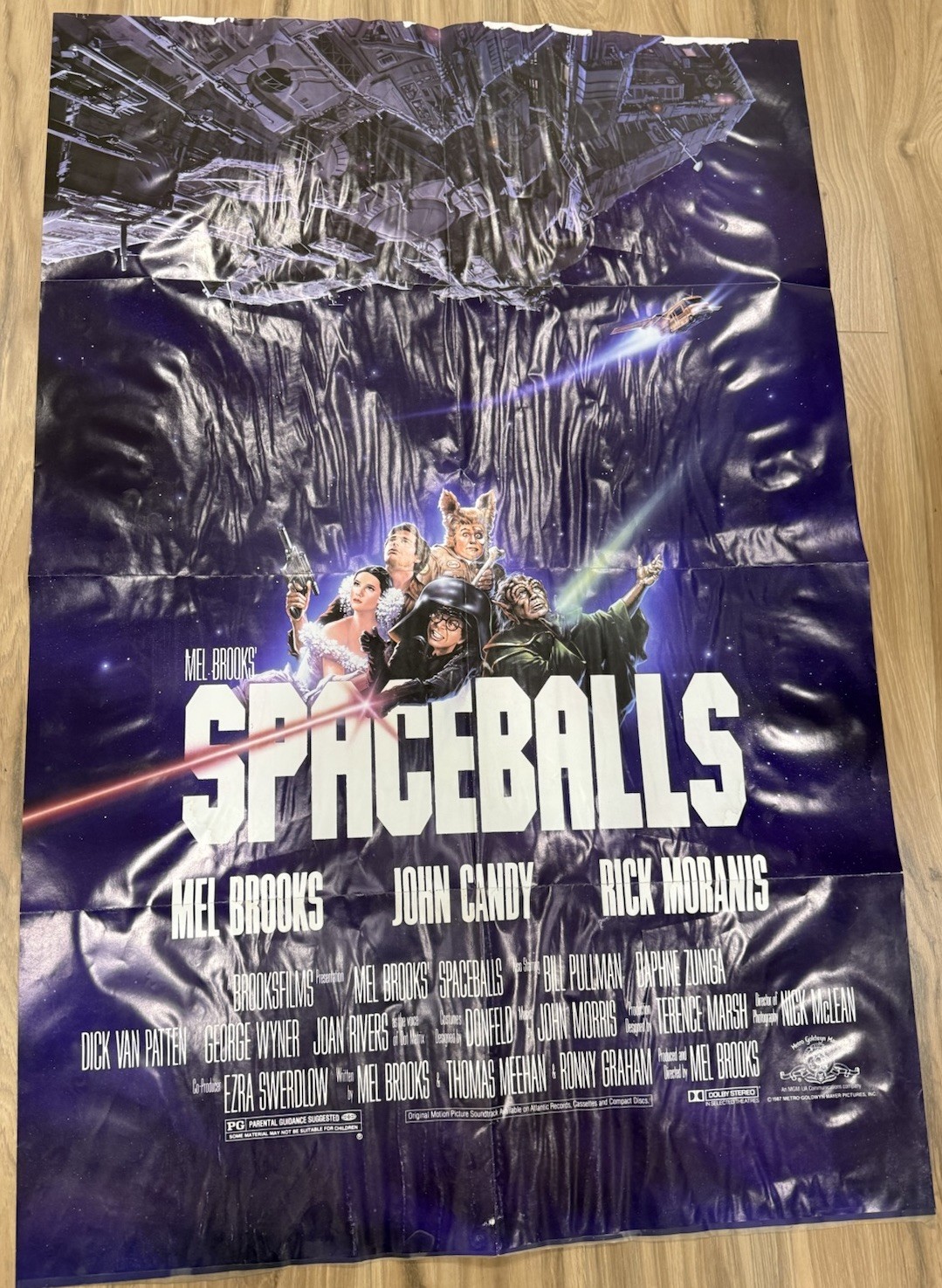 Original Vintage Spaceballs 1987 27″ X 41″ Original 1-Sheet Poster Folded