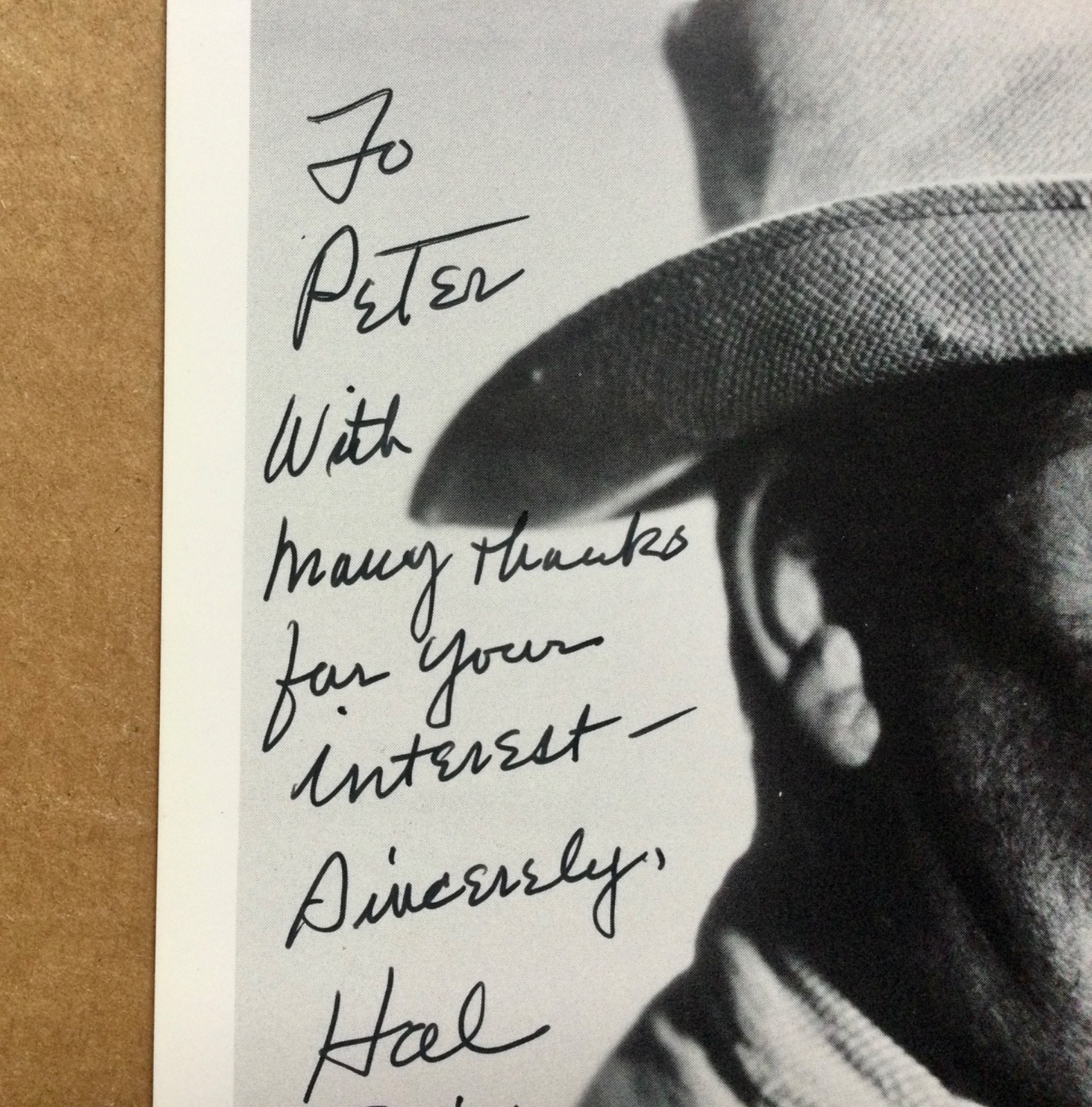 Hal Smith (1916-1994) Otis on Andy Griffith show Signed Autograph 8×10 Photo.