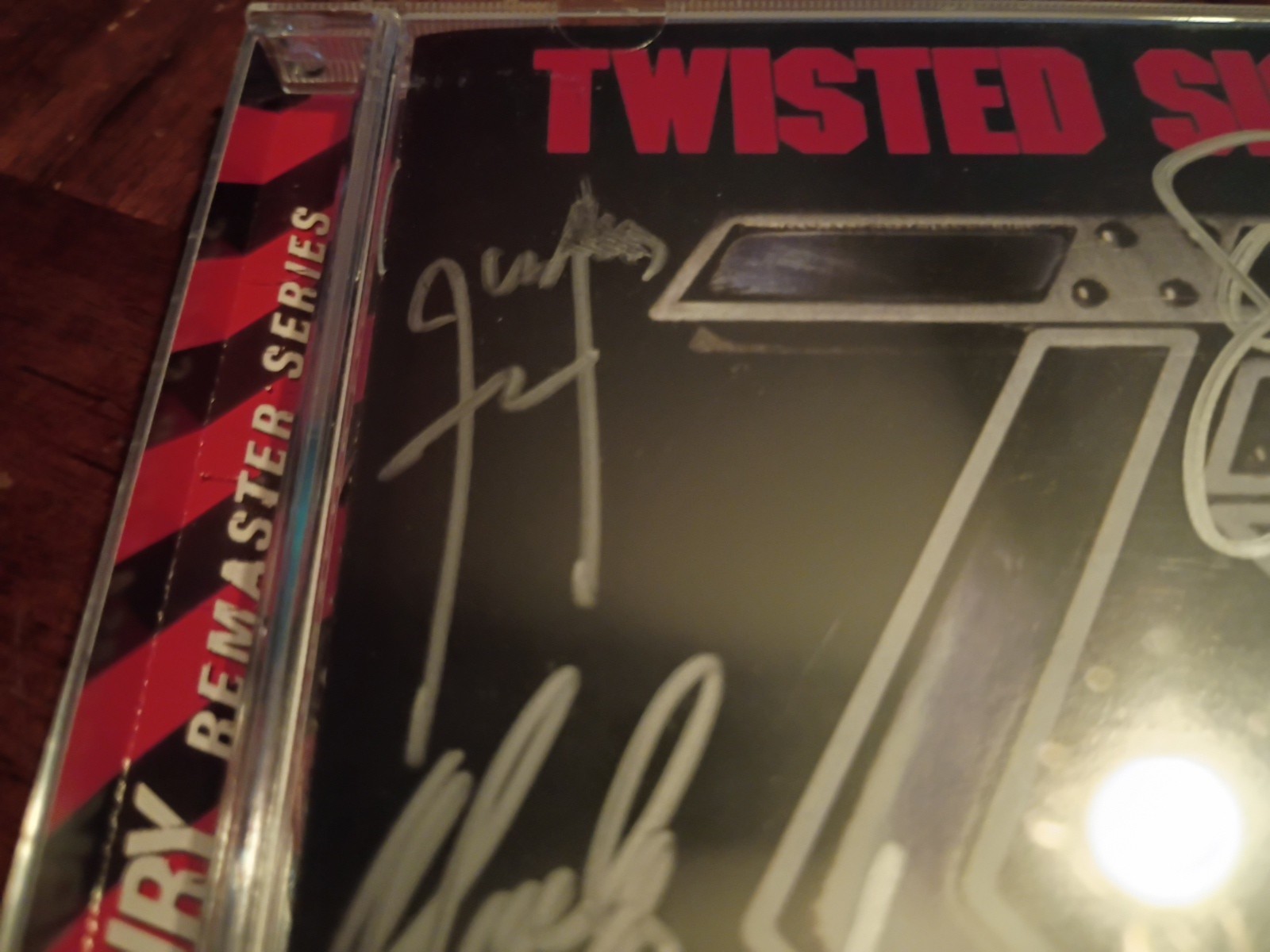 Dee Snider Jay Jay French Eddie Ojeda Mendoza Signed CD Twisted Sister PSA/DNA