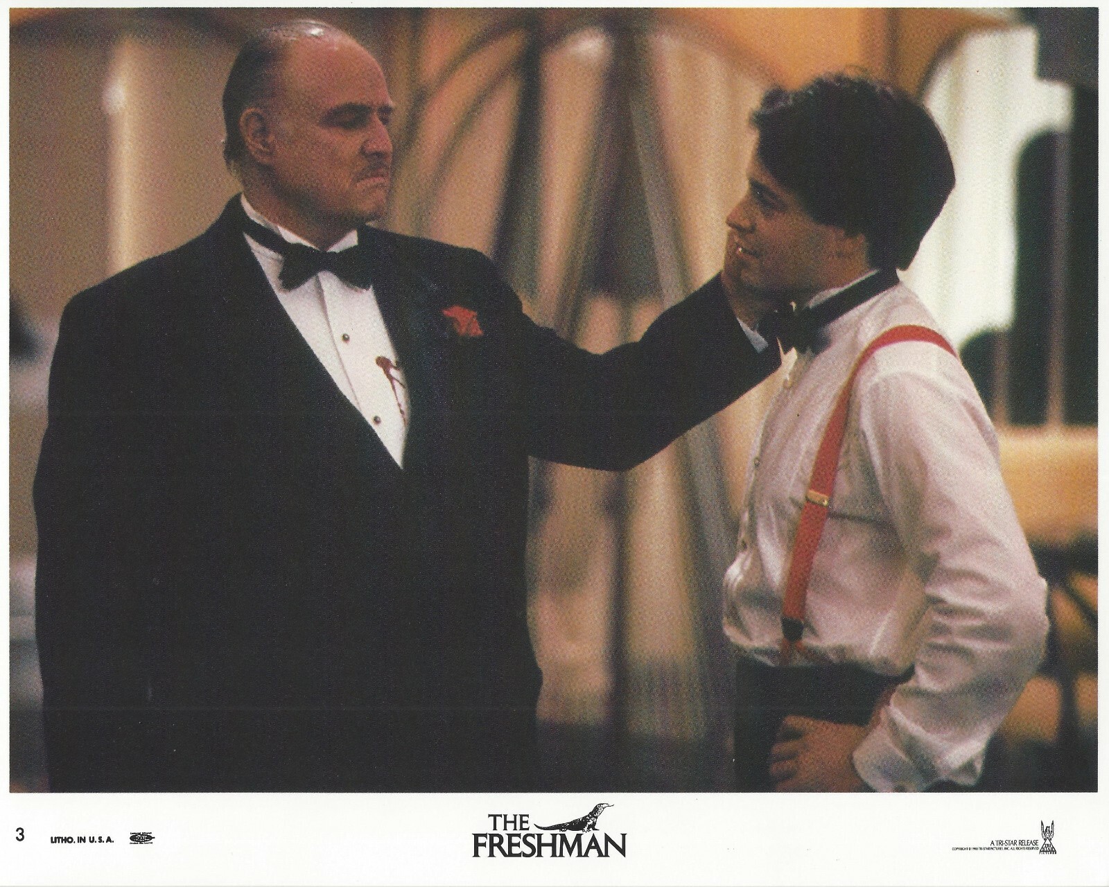 The Freshman Original 8×10 Lobby Card Poster Photo 1990 #3 Broderick Brando