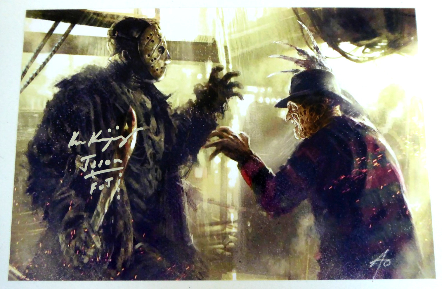 Ken Kirzinger Signed 12×18 Photo Autograph, Freddy vs Jason, Jason Voorhees