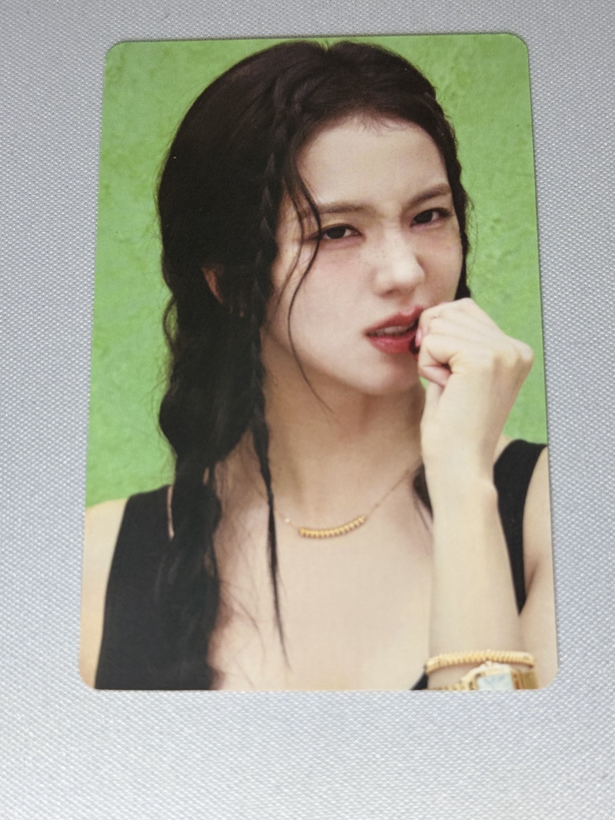 Jisoo Blackpink Photocard – Jump Single Kpop Cute Sexy Asian Girl Blinks