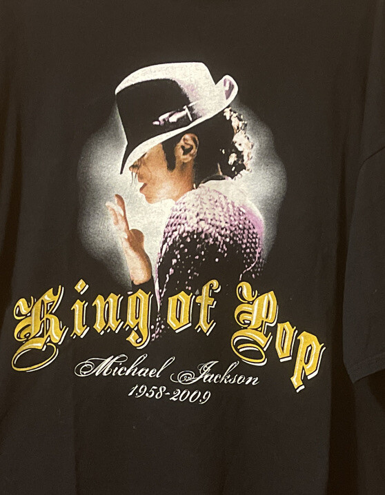 Michael jackson t shirt xxl short sleeve adult unisex