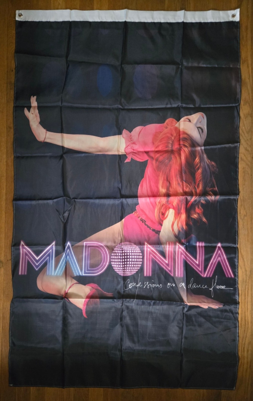 Madonna Confession On Dance Floor Outdoor Polyester Flag 60” X 36” w/2 Grommets