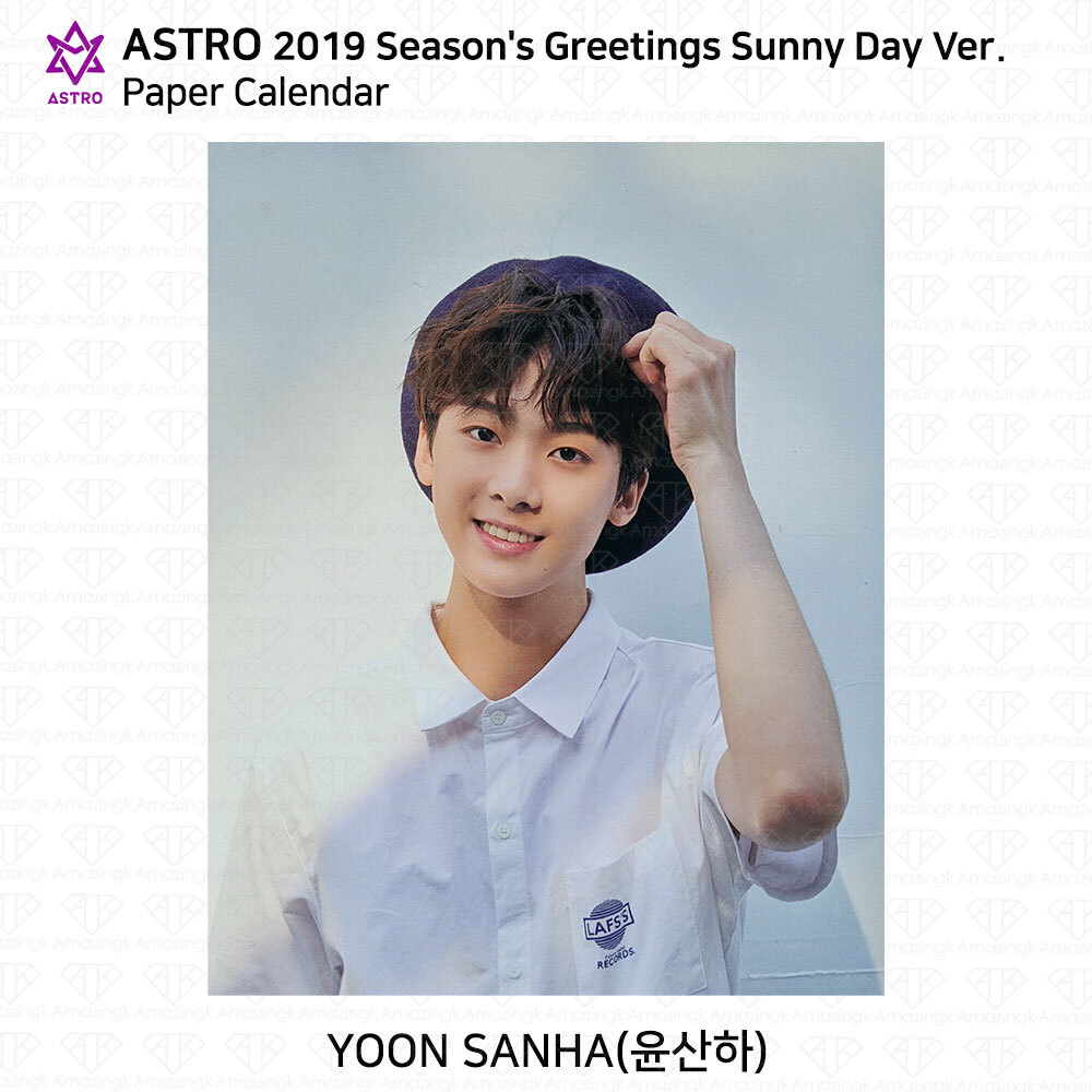 ASTRO 2019 Season’s Greetings Sunny Day Ver Paper Calendar Frame KPOP Eunwoo