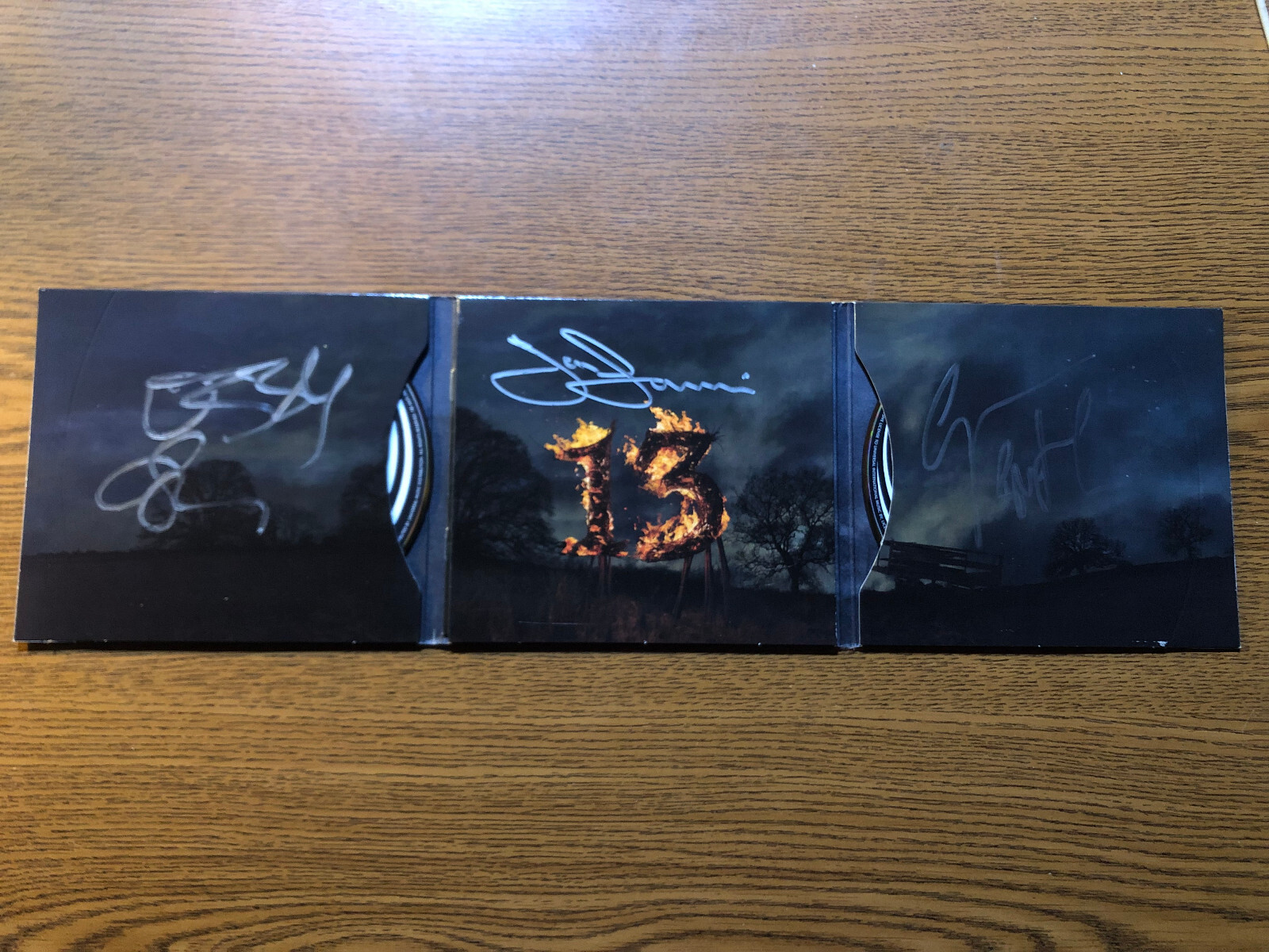 BLACK SABBATH signed 13 CD set by 3 Ozzy Osbourne Geezer Butler Tony Iommi RARE