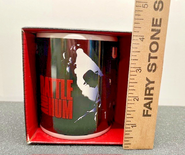 Mug U2 Rattle and Hum 2010 Licensed 12oz Rock n Roll Music *NIB* Beverage Coffee