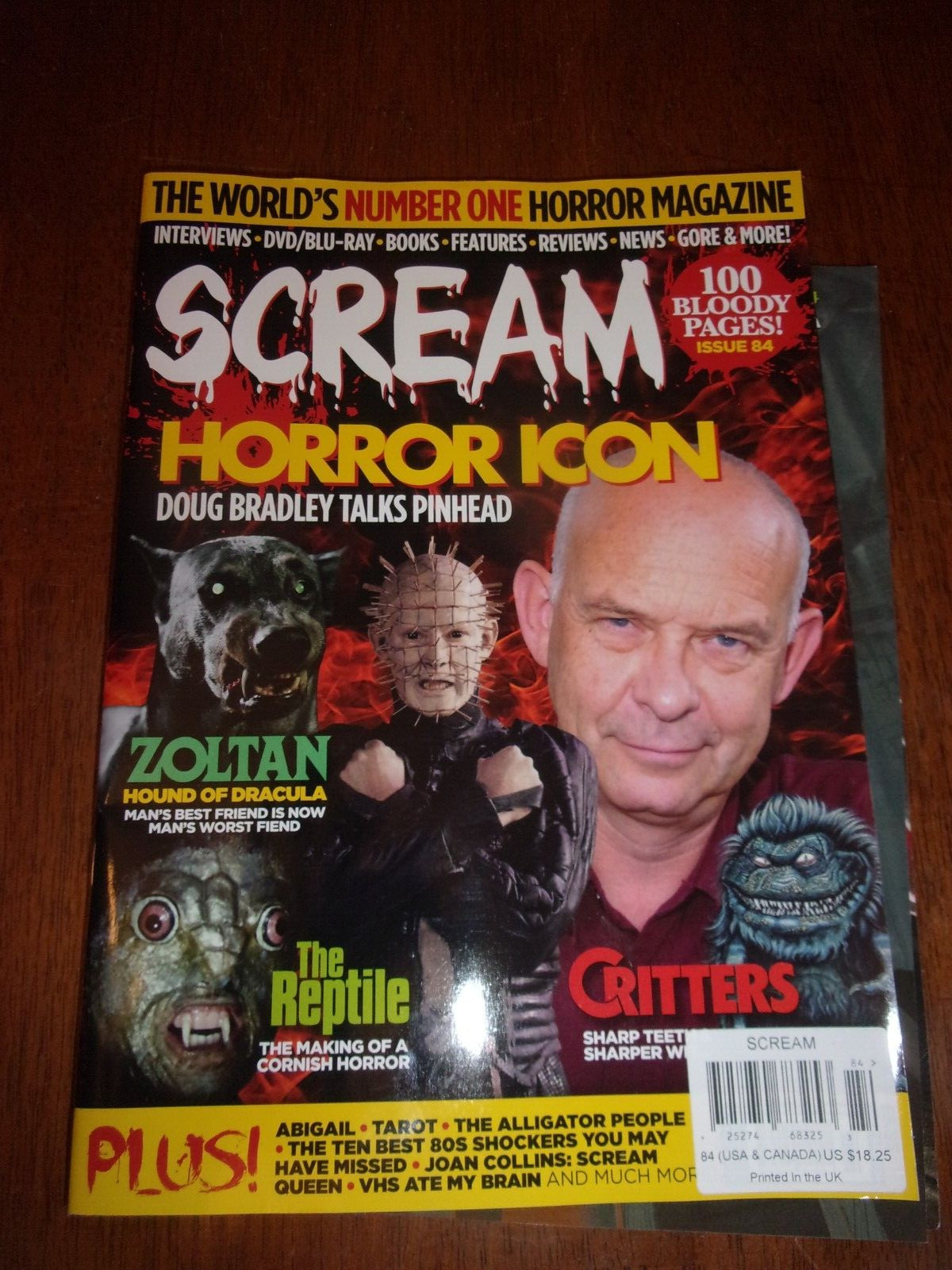SCREAM MAGAZINE – ISSUE 84 – NEW! BAGGED AND BOARDED!!