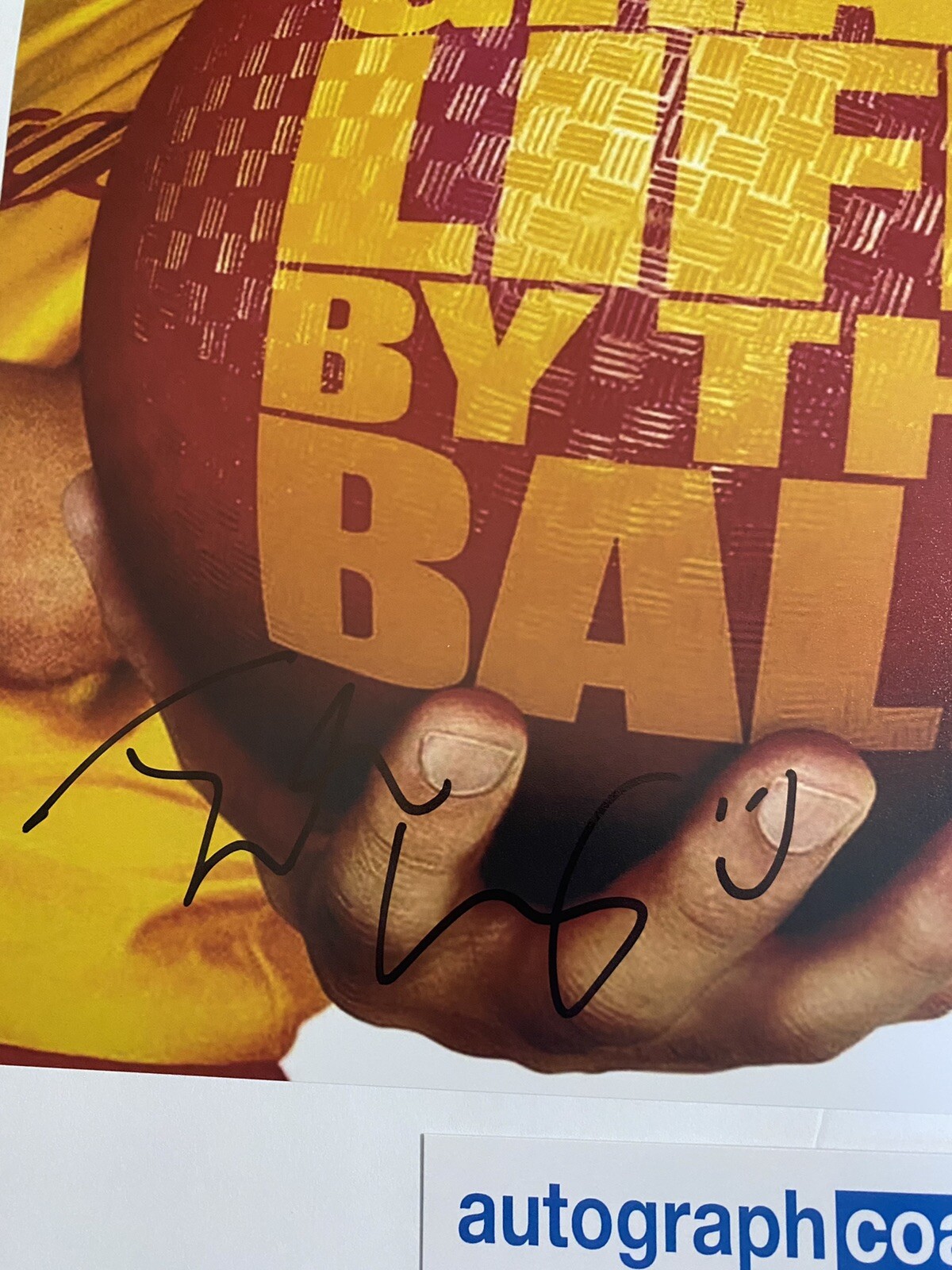 Justin Long signed autographed 12×18 photo ‘Dodgeball’ ACOA