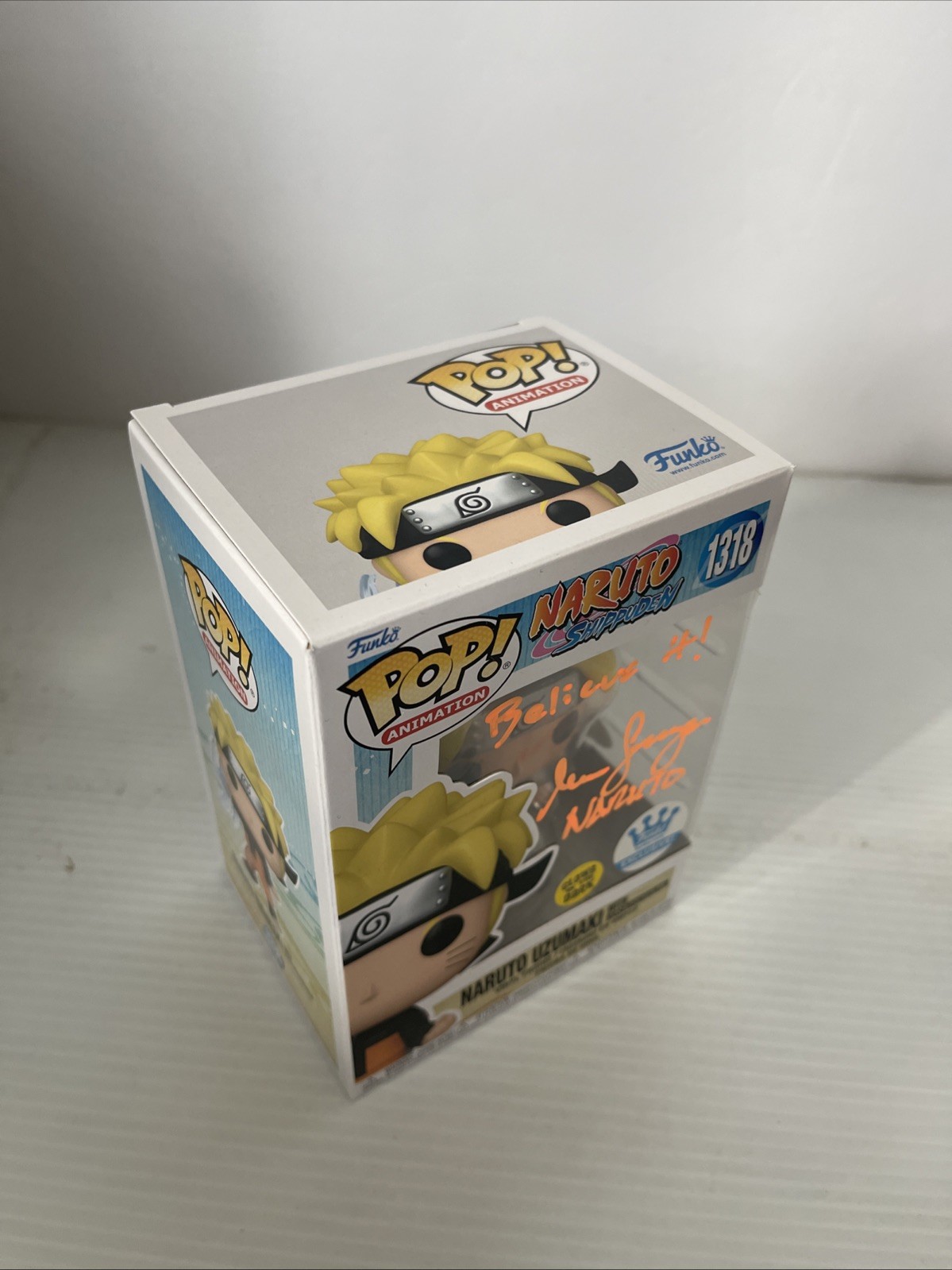 Maile Flanagan Signed Autographed Naruto Rasenshuriken Funko Pop 1318 JSA COA 5