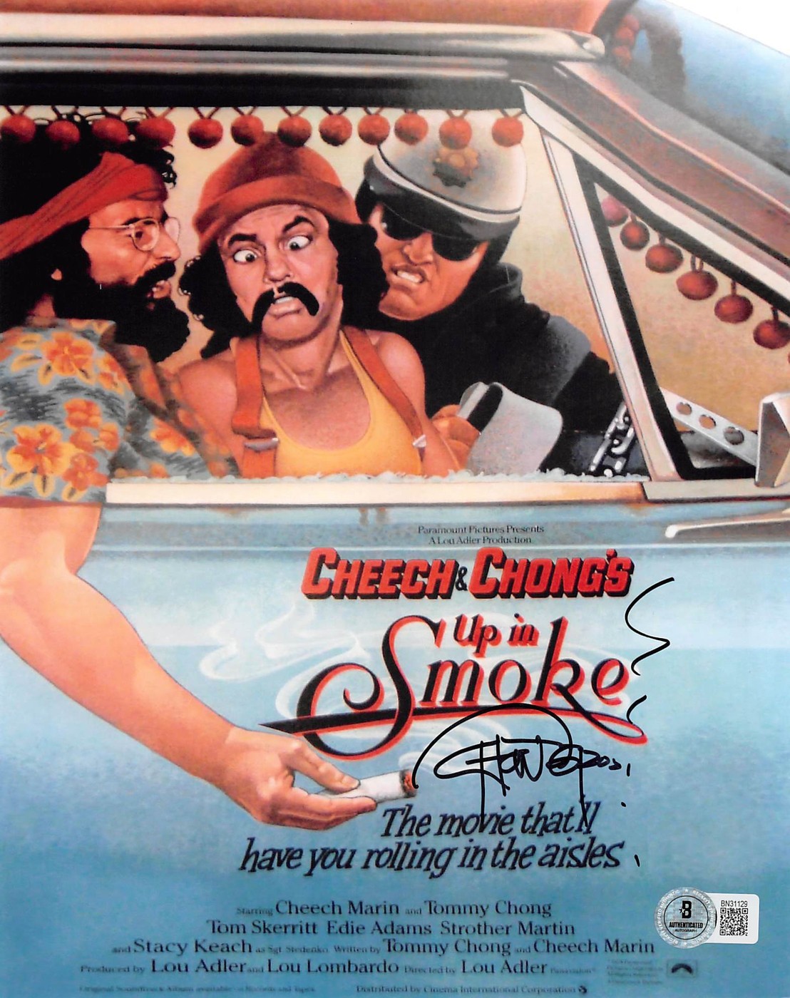CHEECH CHONG UP IN SMOKE 8.5X11 SIGNED PHOTO AUTOGRAPH WEED POT POSTER REPRINT