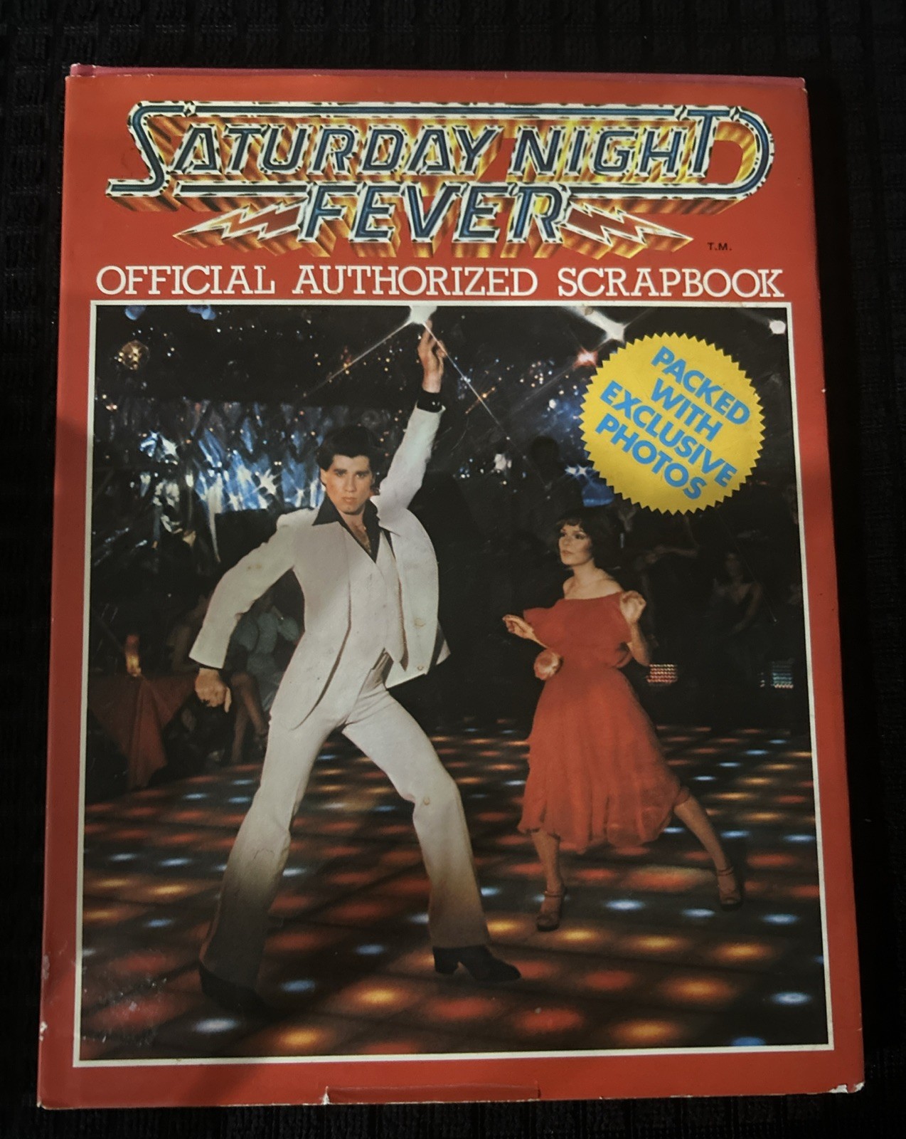 SATURDAY NIGHT FEVER Movie Official Authorized Scrapbook Retro Coffee Table Book