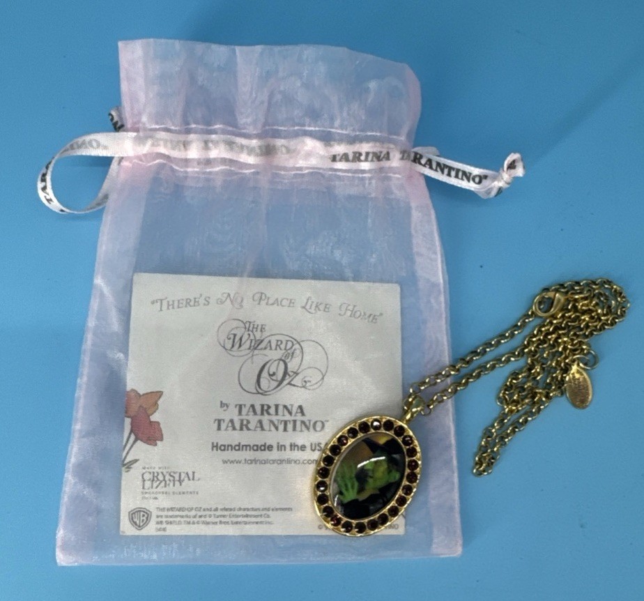 2009 Tarina Tarantino Wizard Of Oz Collection Wicked Witch Handmade Necklace