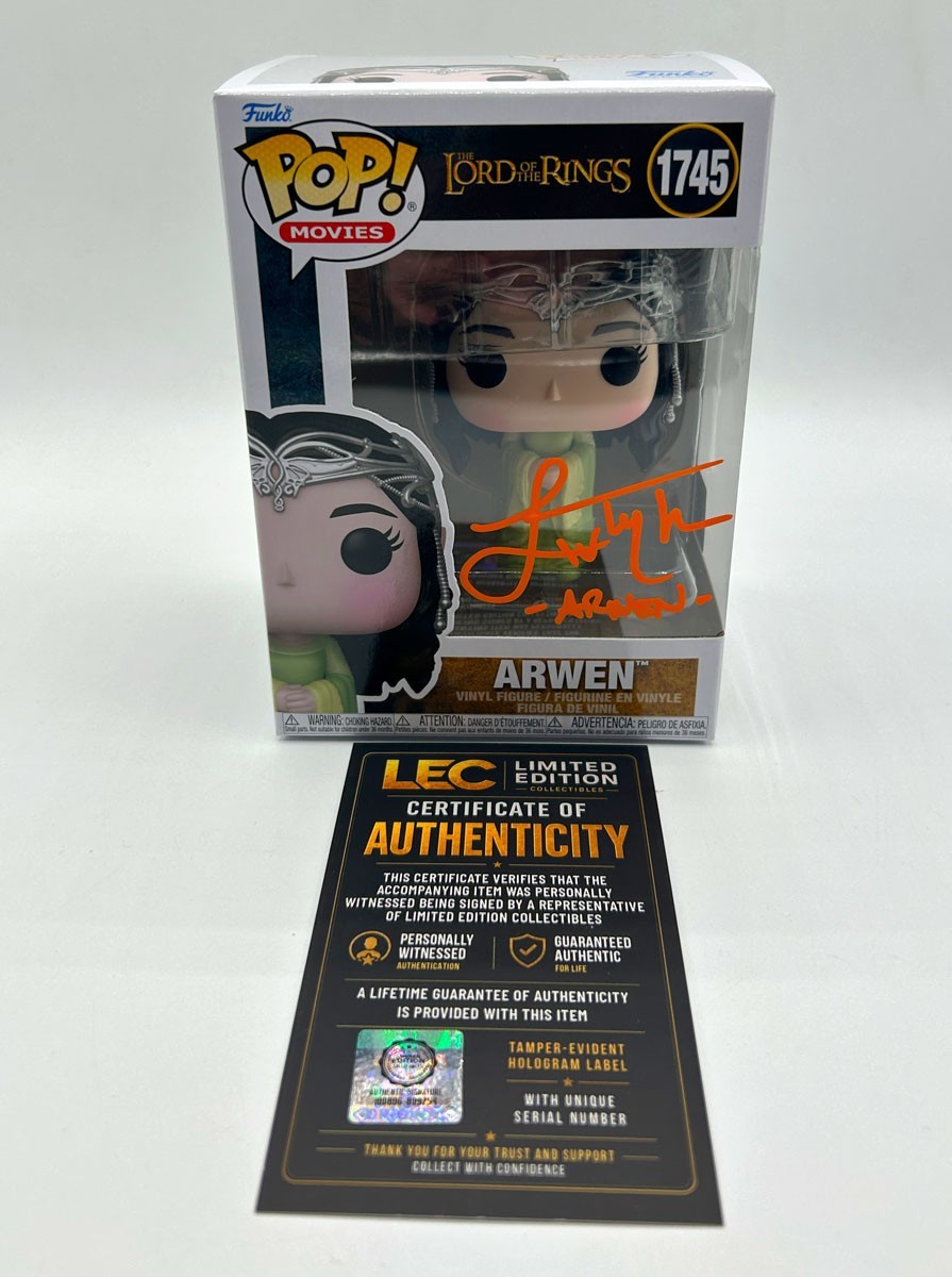 LIV TYLER SIGNED Arwen Funko POP! #1745 The Lord of The Rings – COA & PICTURE