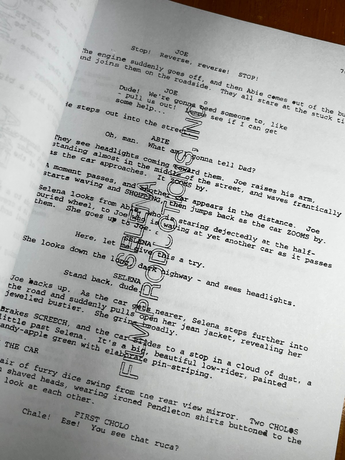 Selena Script Signed- Autograph Reprints- Selena Movie- Jennifer Lopez- Music