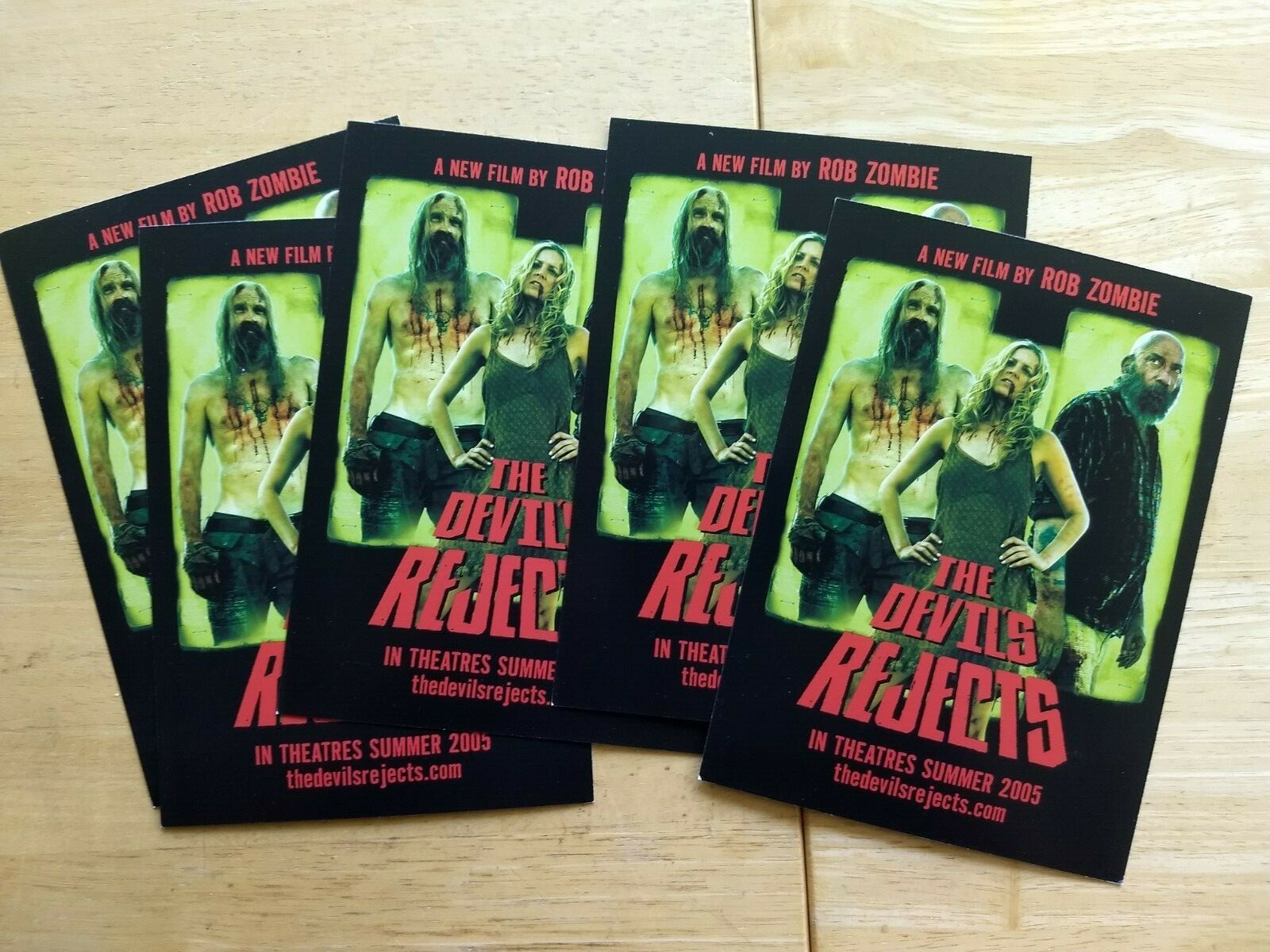 The Devil’s Rejects – Rob Zombie – Five 5″ x 7″ Double-sided Promo Post Cards