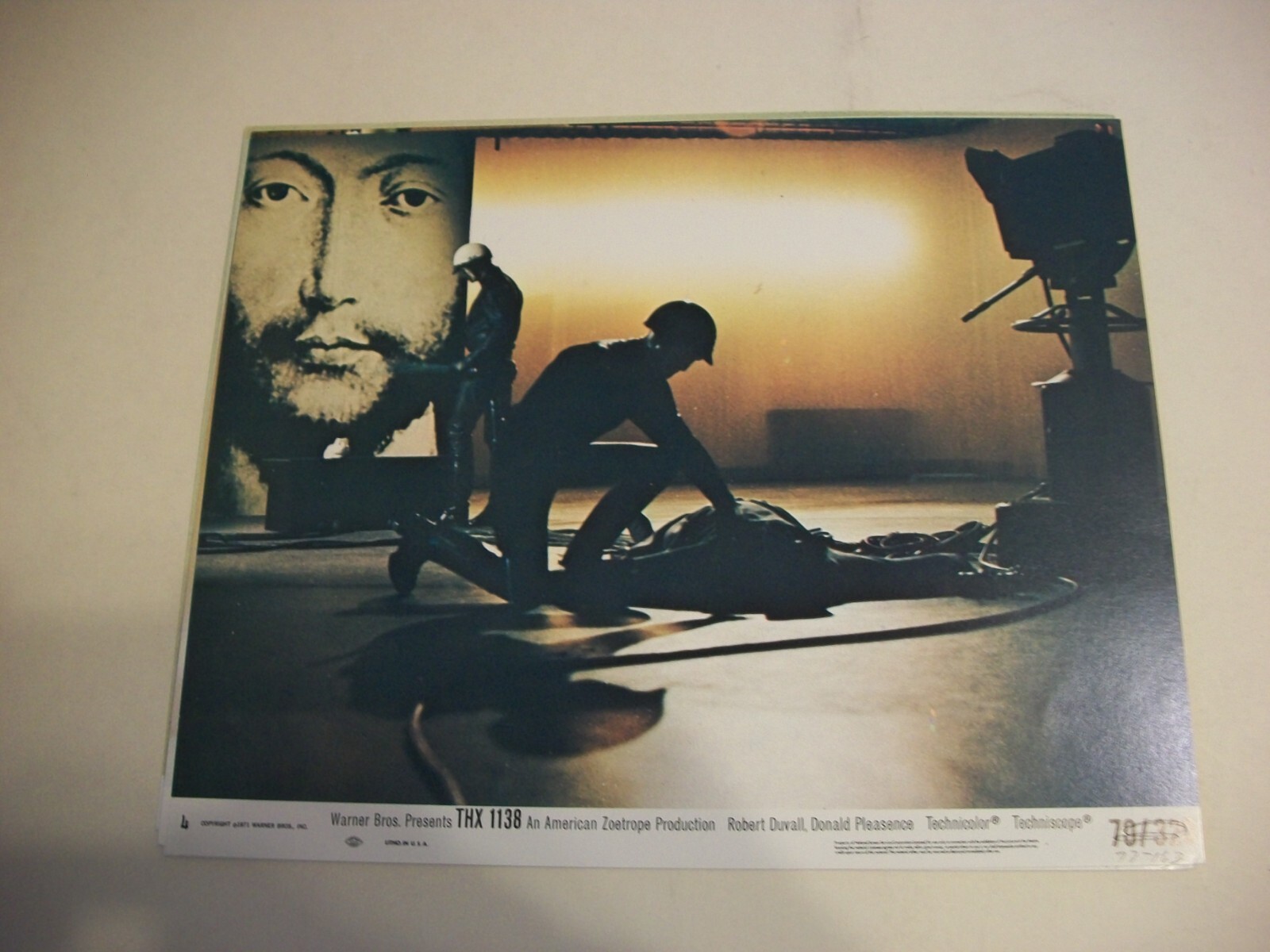 THX 1138 8 x 10 lobby card set 1970