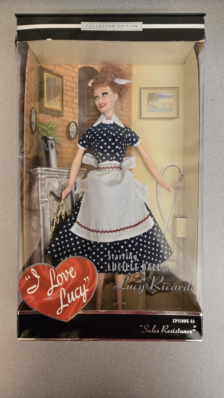 I Love Lucy Barbie Doll Collector Edition “Sales Resistance” Episode 45 Mattel