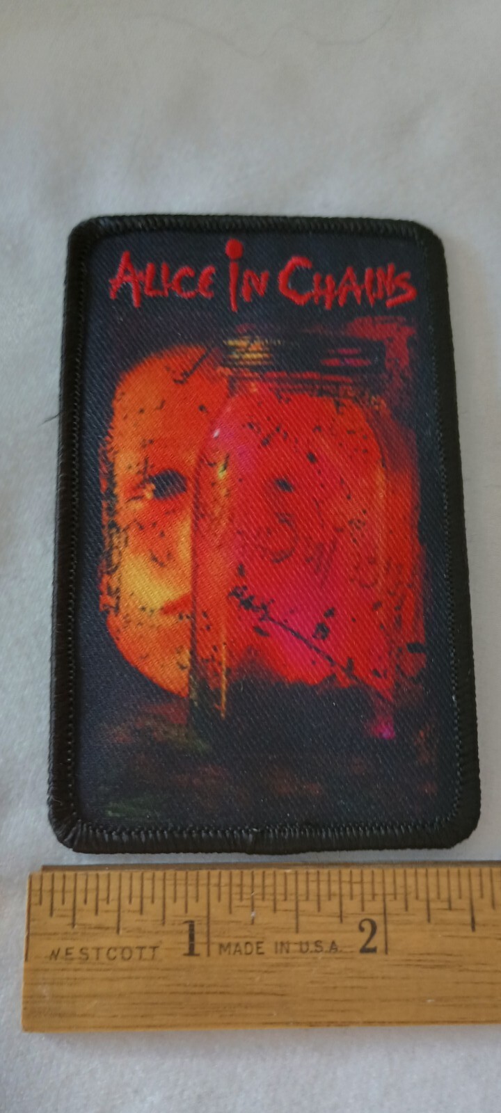Alice In Chains Jar of Flies 4 x 2.5 Inch Iron On Patch