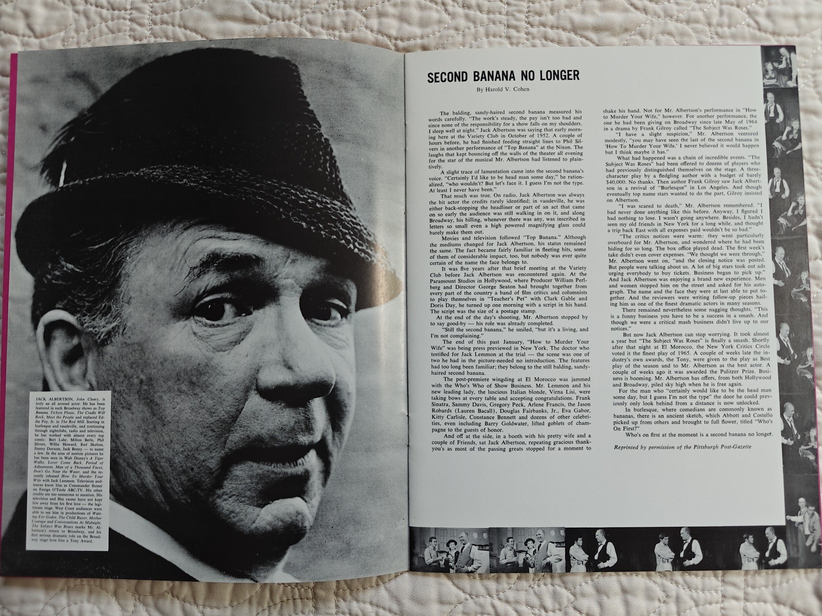 “The Subject was Roses” Program + 1965 Omaha Music Hall Playbill Martin Sheen