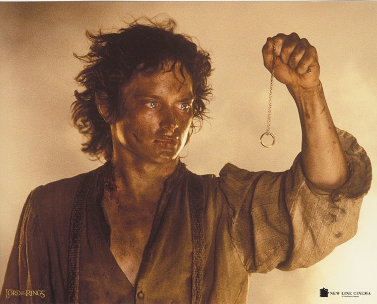 Lord of the Rings Elijah Wood Rare New Line stamped Vintage 8×10 C-Print Photo