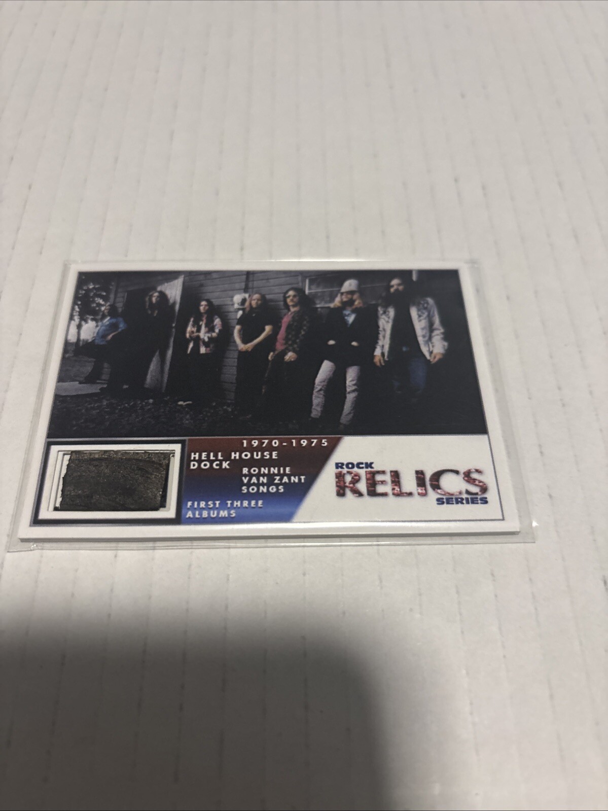 Lynyrd Skynyrd Hell House Historical Artifact card Gene Odom