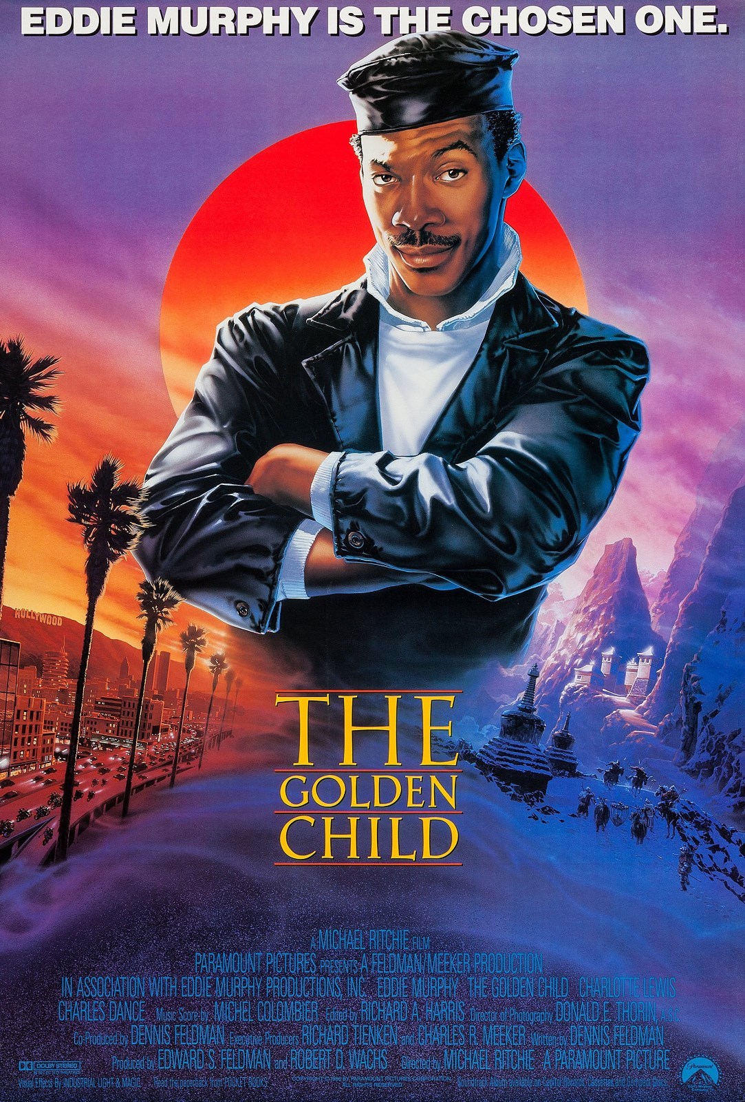 THE GOLDEN CHILD (1986) ORIGINAL MOVIE POSTER – ROLLED – JOHN ALVIN ARTWORK