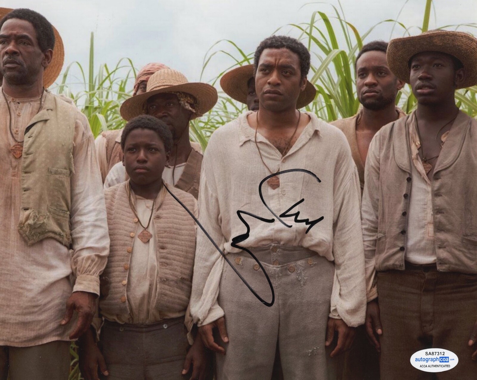 Chiwetel Ejiofor signed “12 YEARS A SLAVE” 8×10 Photo EXACT PROOF Backroom ACOA