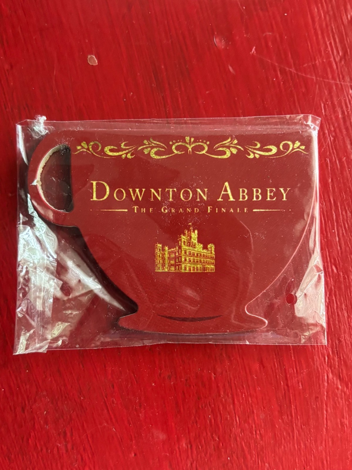 downton abbey the grand finale beverage coaster promotional giveaway