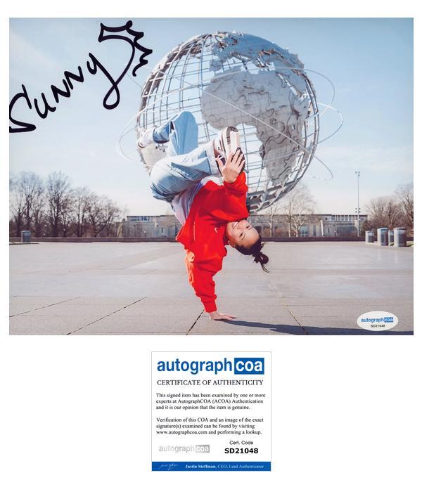 Sunny Choi AUTOGRAPH Signed USA Olympics Breakdancing B-Girl 8×10 Photo B ACOA