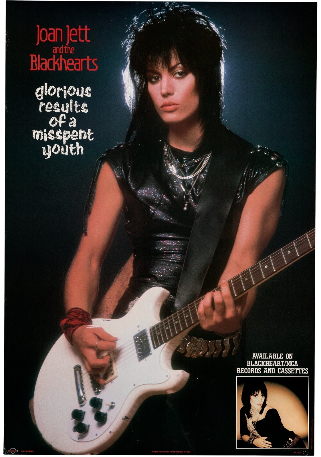 1984 JOAN JETT ALBUM POSTER WALL ART PRINT SIZE 11X17 INCHES