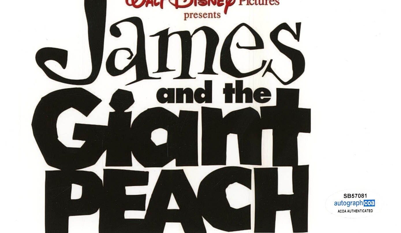 Henry Selick signed “JAMES AND THE GIANT PEACH” 8×10 Photo EXACT PROOF d ACOA