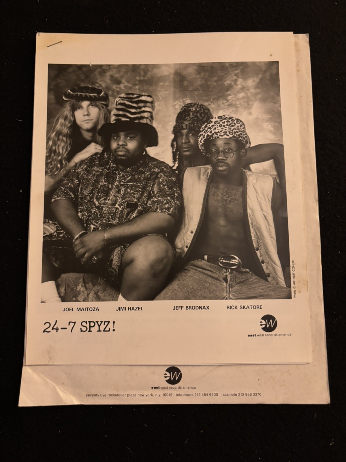24-7 SPYZ! 1991 LP PRESS KIT PHOTOS BIO SHEETS