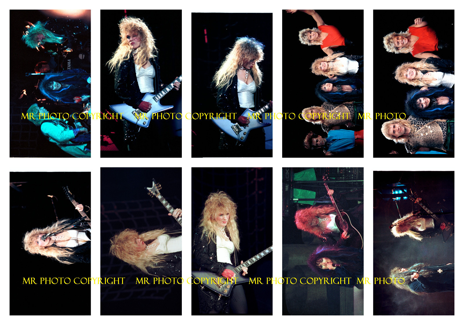 Set of 10 4×6 inch original photos HEART ANN NANCY WILSON r