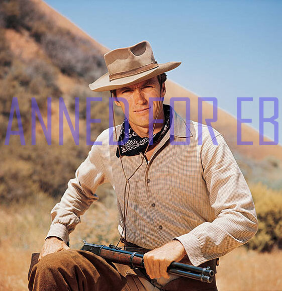 RAWHIDE CLINT EASTWOOD AS ROWDY YATES RARE PHOTO