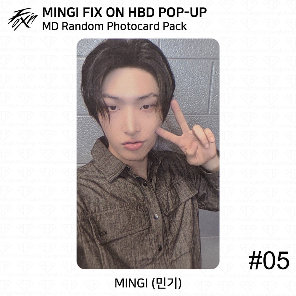 ATEEZ Mingi FIX ON HBD POP UP Photocard Benefit Official MD KPOP K-POP