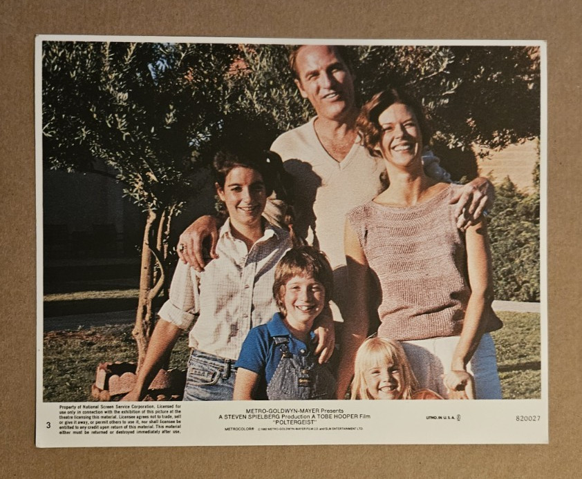 ⚰️POLTERGEIST 1982 ORIG. COLOR COMPLETE 8″x10″ STILL SET of 8 M Steven Spielberg
