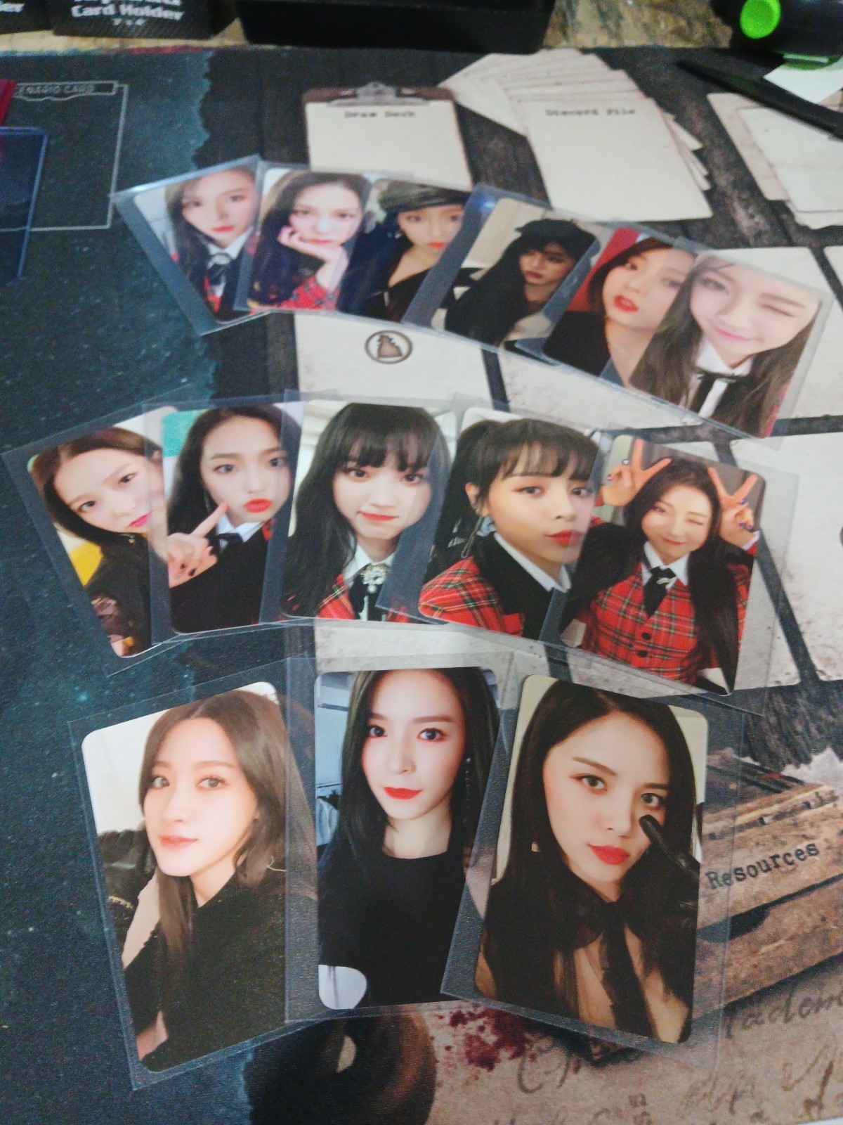 CLC Black Dress photocards used good condition usa seller