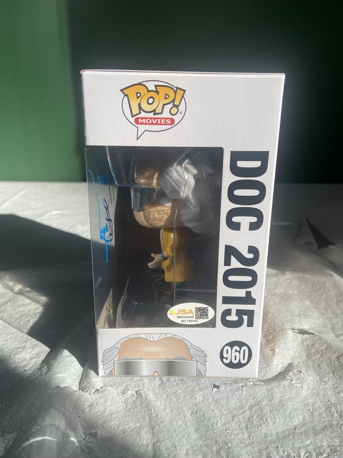 Christopher Lloyd signed Doc 2015 Funko Pop #960 Back to the Future JSA