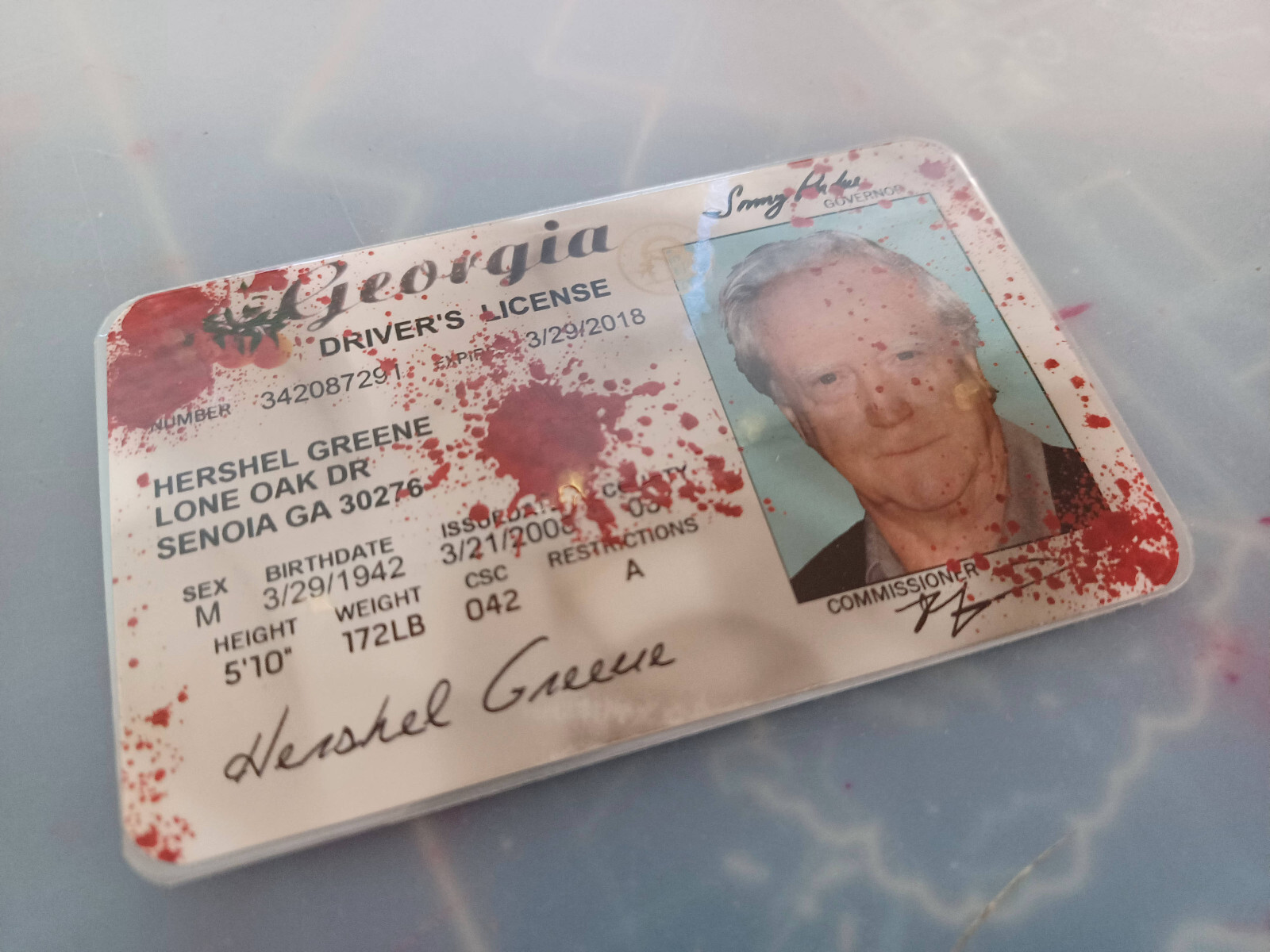 The Walking Dead – Hershel Greene – License – Prop – Cosplay – Novelty –