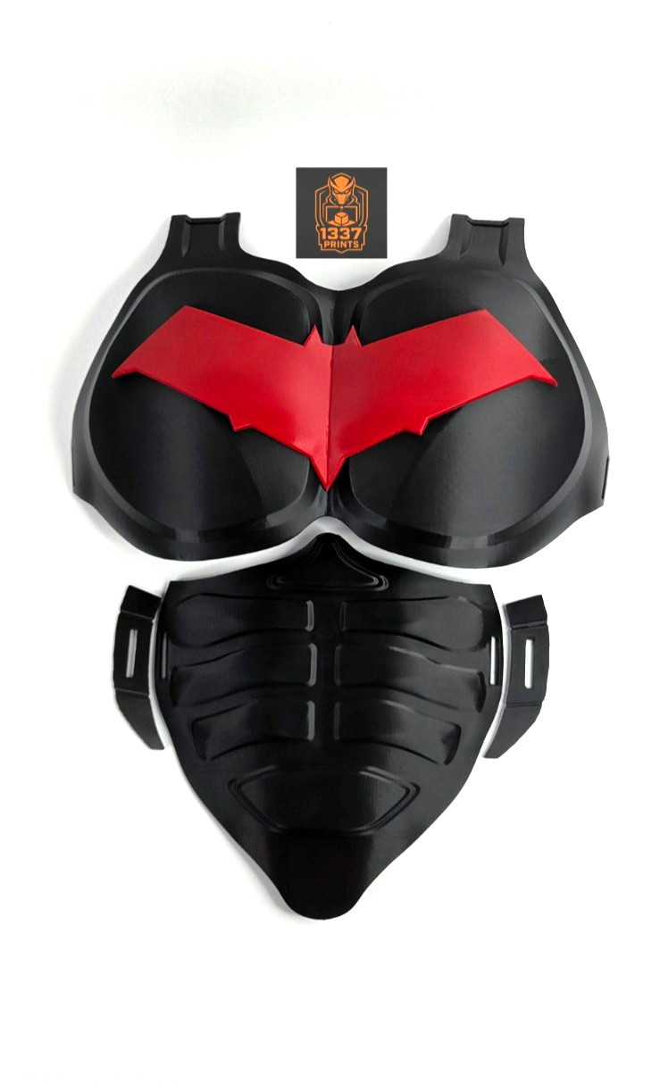 Red Hood Chest And Ab Armor 3D Printed Cosplay Costume Prop Halloween