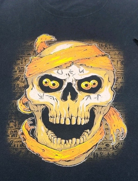 THE MUMMY T-Shirt – Men’s 2X – Tom Cruise Movie – Horror Halloween Glow In Dark