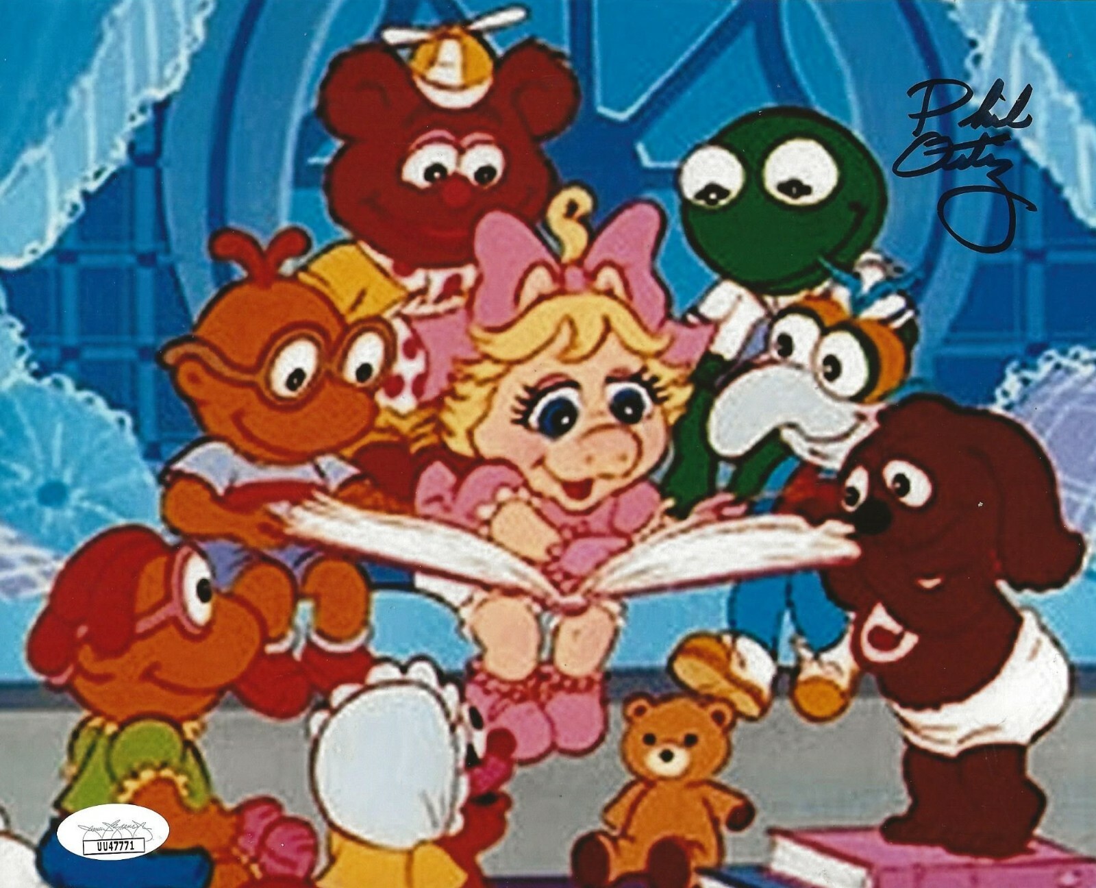 Phil Ortiz Animator Cartoonist signed 8×10 photo autographed JSA Certified