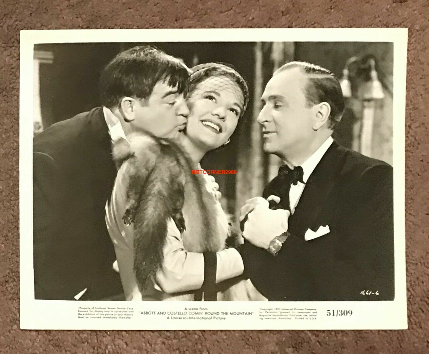 ABBOTT & COSTELLO COMIN ROUND THE MOUNTAIN 1951 ORIGINAL 8X10 PHOTO DOROTHY SHAY