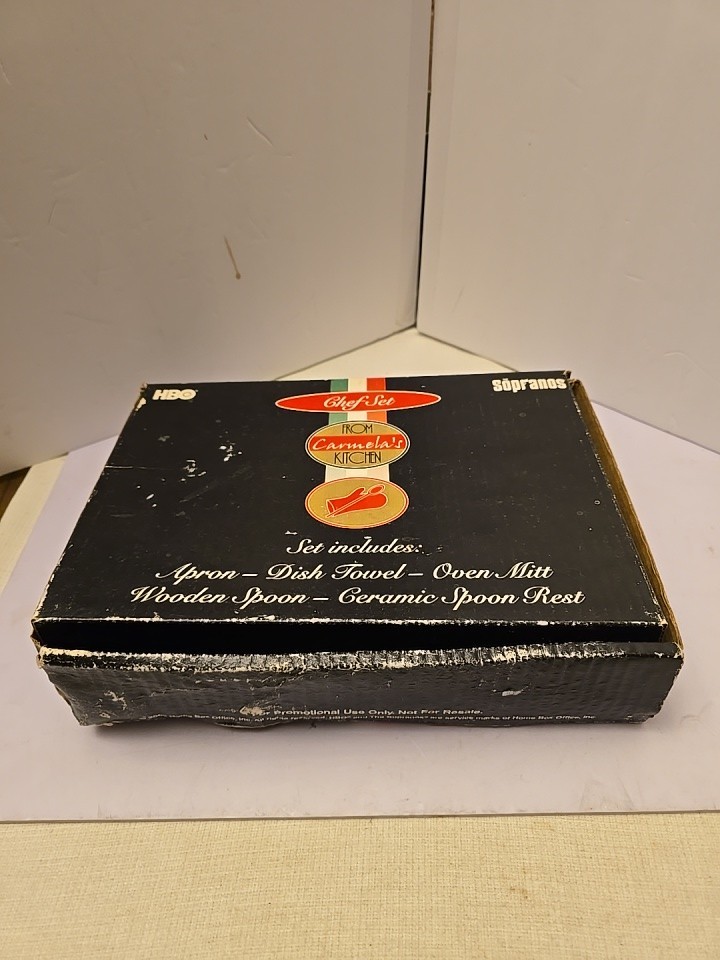 RARE Sopranos Chef Set From Carmela’s Kitchen – 2003 HBO Promotional Item