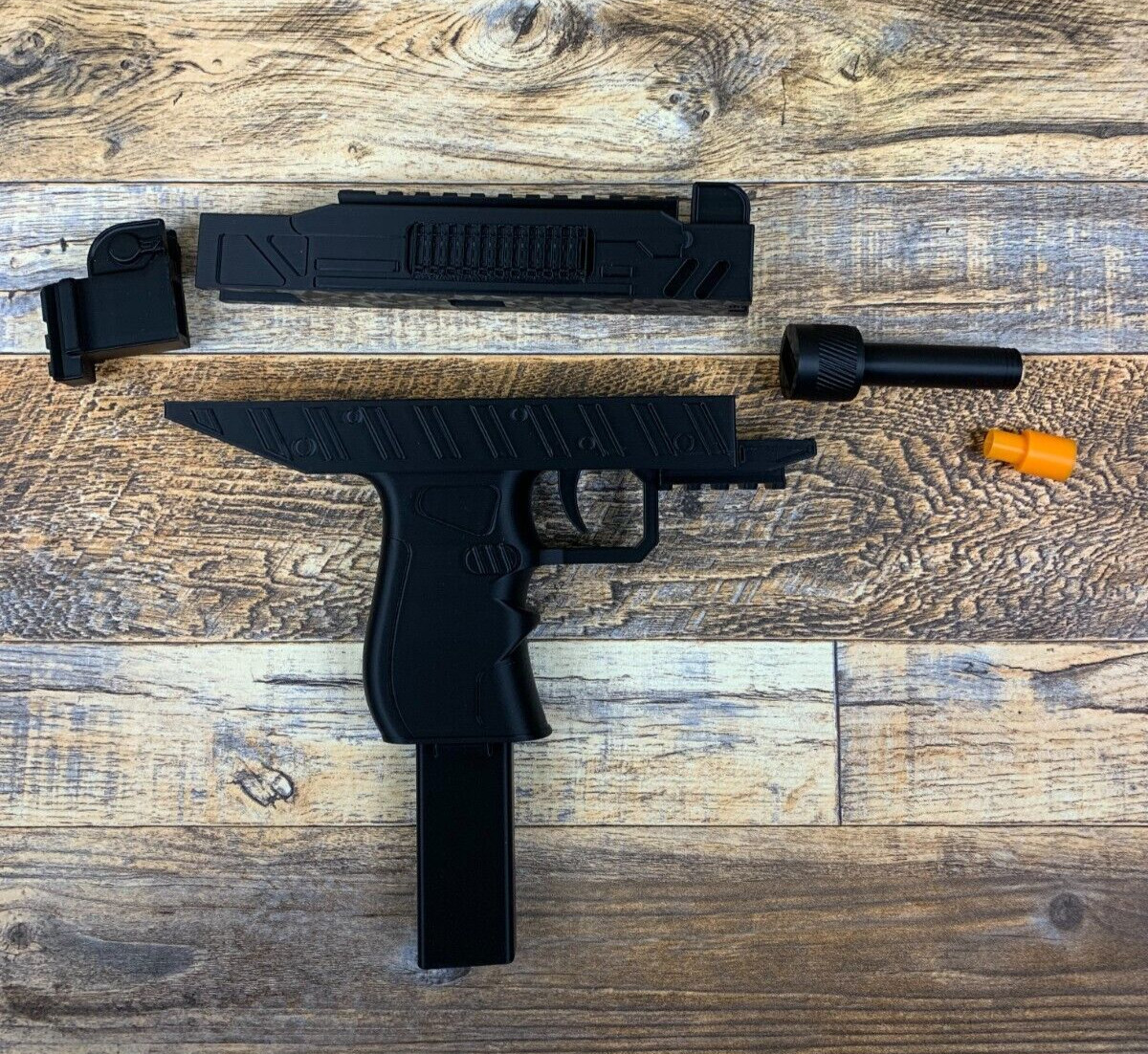 Deadpool Ladypool Uzi Hand Cannon Cosplay Prop 3D Printed Toy Weapon Gold Black