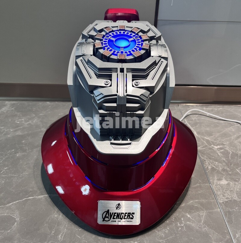 1:1 Iron Man MK5 Helmet Base Stand w/ LED 5.2 Bluetooth Breathing Light Speaker