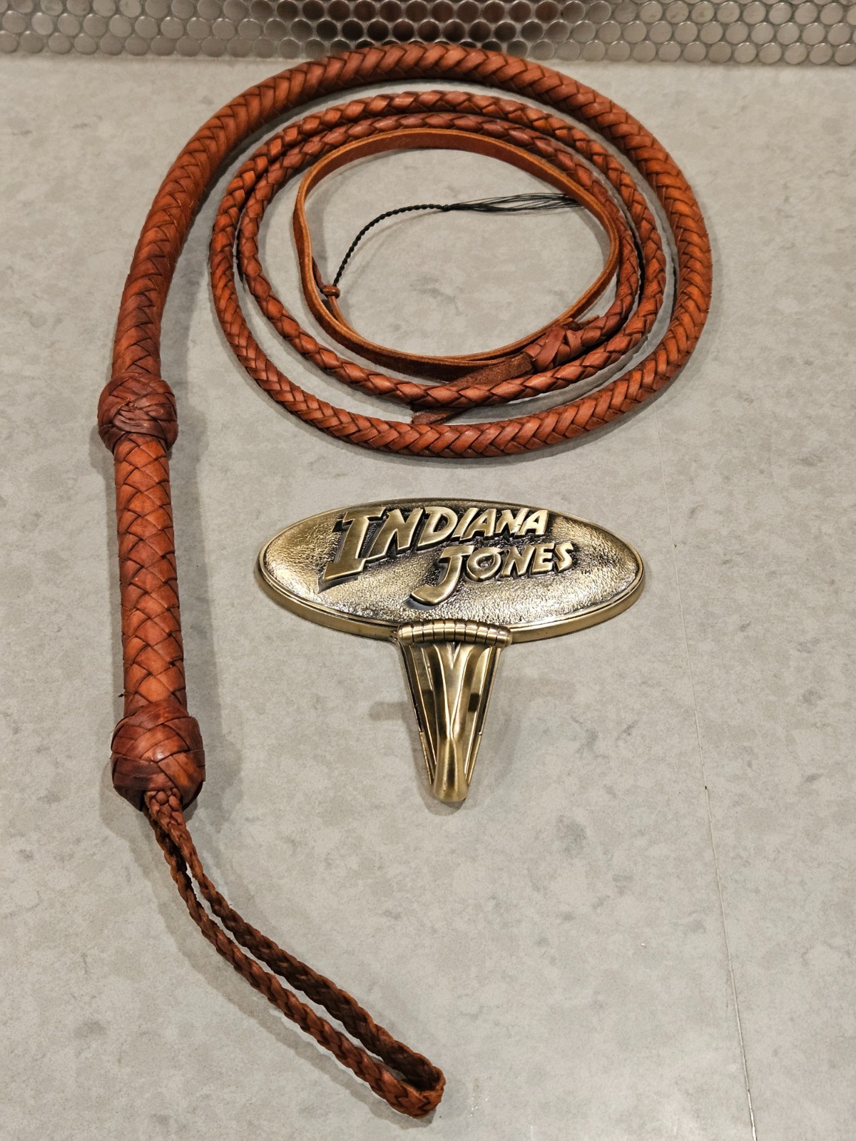 Noble Collection Indiana Jones Bullwhip – 1:1 Replica – NN1002 – Very Rare – New